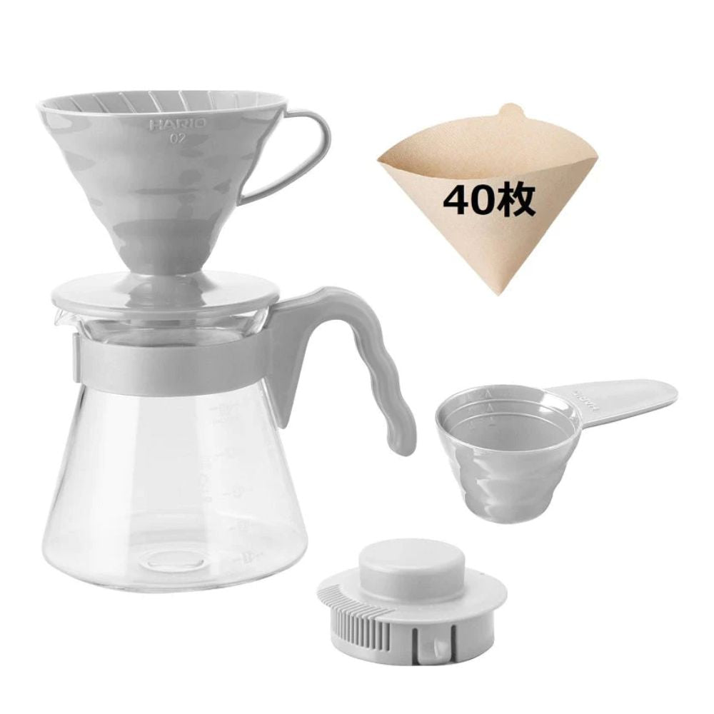 現貨|Hario V60 滴漏咖啡壺組套裝 連40張濾紙 700ml Coffee Server 02 Set VCSD-02