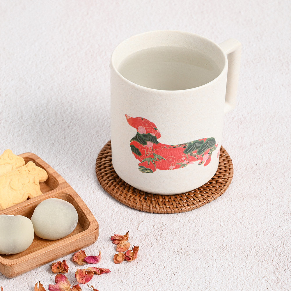 預訂|丸モ高木陶器 MARUMO TAKAGI 暖感變色臘腸狗馬克杯 (300ml)|送禮自用佳品|《約10-14個工作天內寄出》