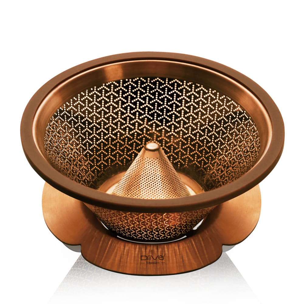 現貨|全港免運|Driver - 小山濾杯 Coffee Dripper 咖啡金 (1-3杯)|送Hario V60 02濾紙 100張 (品牌授權經銷商)