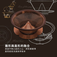 現貨|全港免運|Driver - 小山濾杯 Coffee Dripper 咖啡金 (1-3杯)|送Hario V60 02濾紙 100張 (品牌授權經銷商)