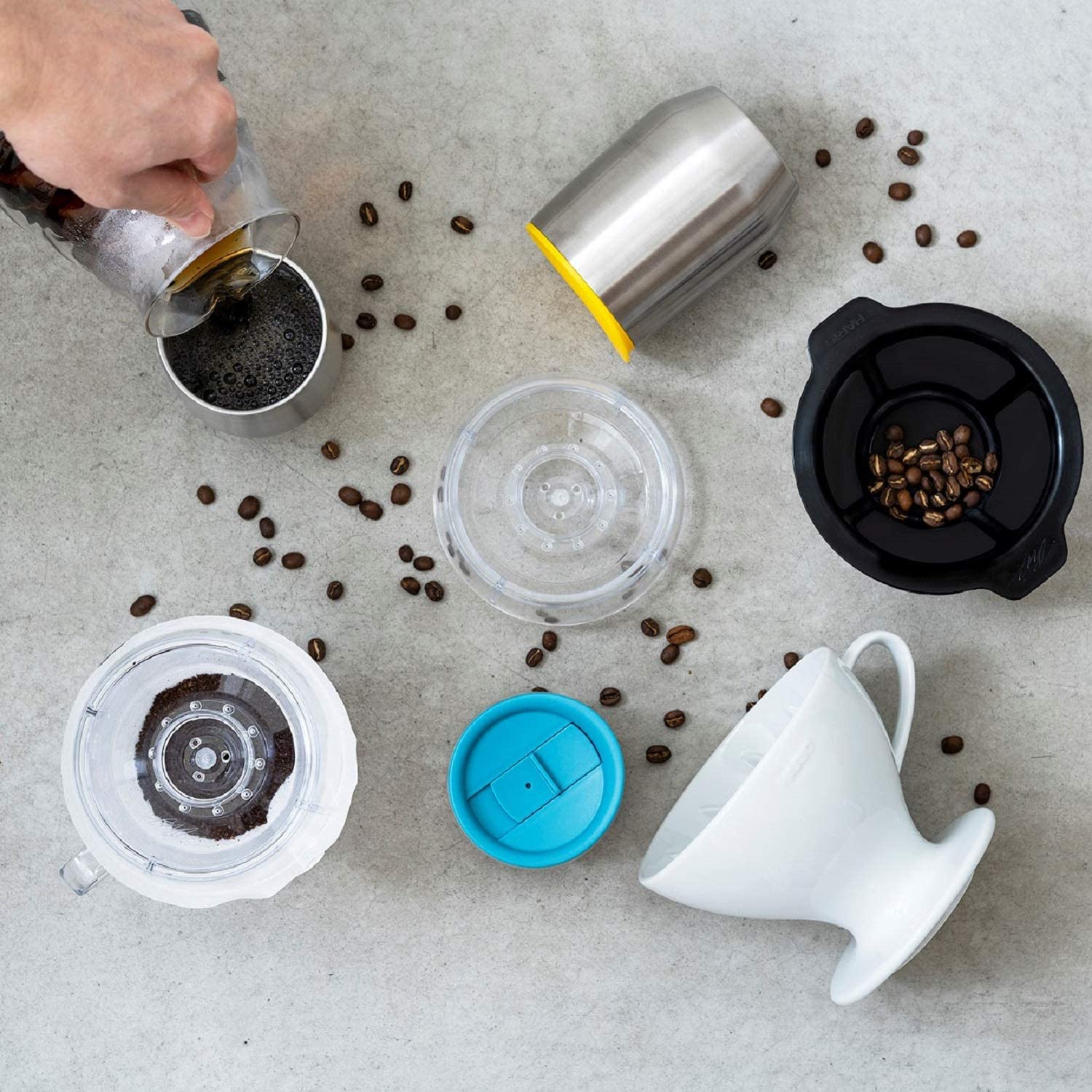現貨|Hario - W60 Dripper 雙層過瀘 咖啡陶瓷濾杯 (1-4杯) PDC-02-W|《約10-14個工作天內寄出》
