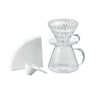 現貨|Hario - "Simply Hario系列" V60 02玻璃手沖咖啡壺組套裝 Glass Brewing Kit (1-4杯) S-VGBK-02-T