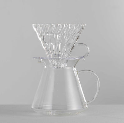 現貨|Hario - "Simply Hario系列" V60 02玻璃手沖咖啡壺組套裝 Glass Brewing Kit (1-4杯) S-VGBK-02-T