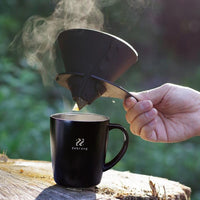 現貨|Zebrang - Hario商事 可攜式V60濾杯 露營戶外咖啡濾杯 矽膠濾杯 V60 Flat Dripper(1-4杯用) ZB-VDF-02B