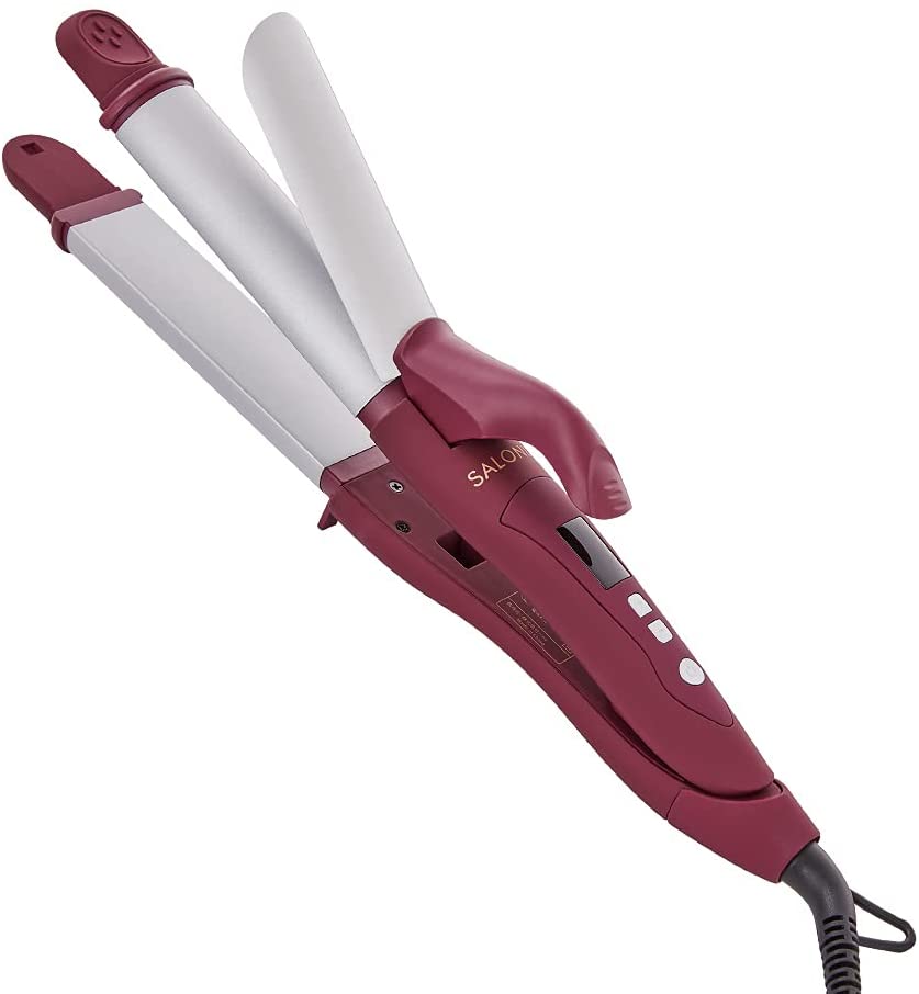 現貨|SALONIA - 直髮曲捲髮兩用 電髮夾 2Way Straight & Curl Iron 旅行用電髮夾/旅行用品 (32mm)|《約10-14個工作天內寄出》