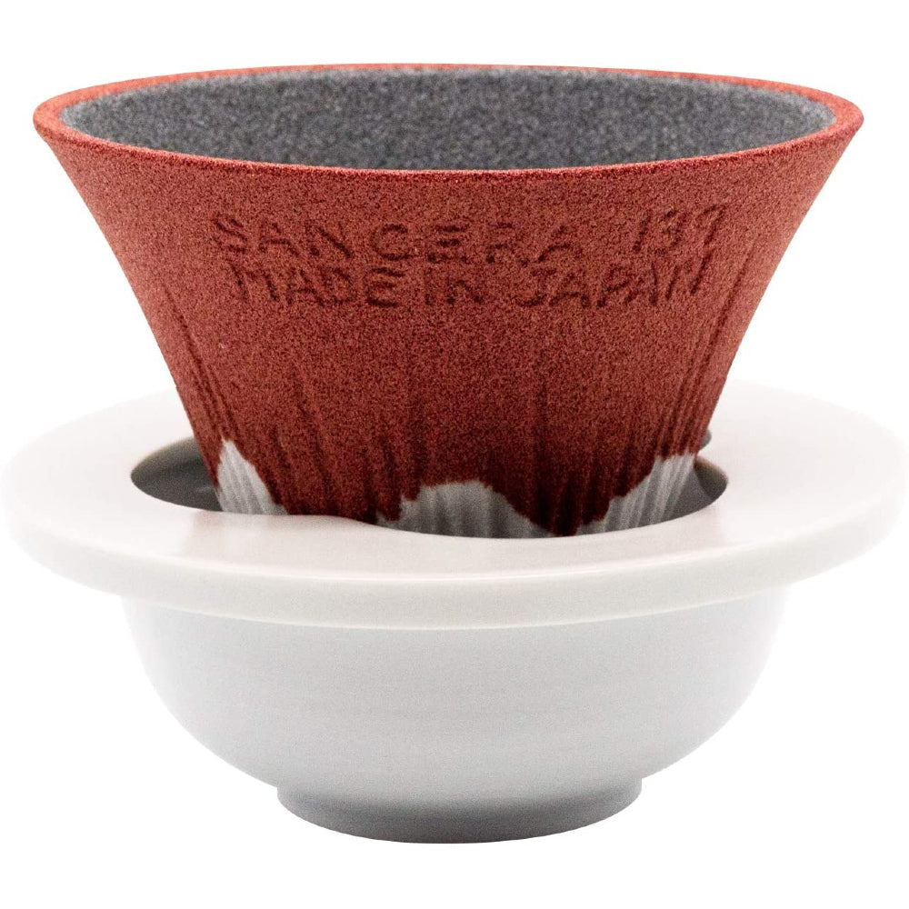 預訂|全港免運|SANCERA 139 - COFIL fuji 富士山濾杯 陶瓷免濾紙手沖咖啡濾杯 Coffee Dripper 1-4杯 日本製 (*購買前請先看注意事項*)|《約10-14個工作天內寄出》