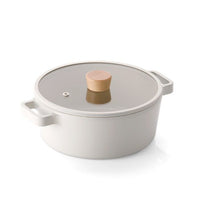 現貨|全港免運|Neoflam - Fika 22cm 雙耳煲連玻璃蓋 (適用於電磁爐)
