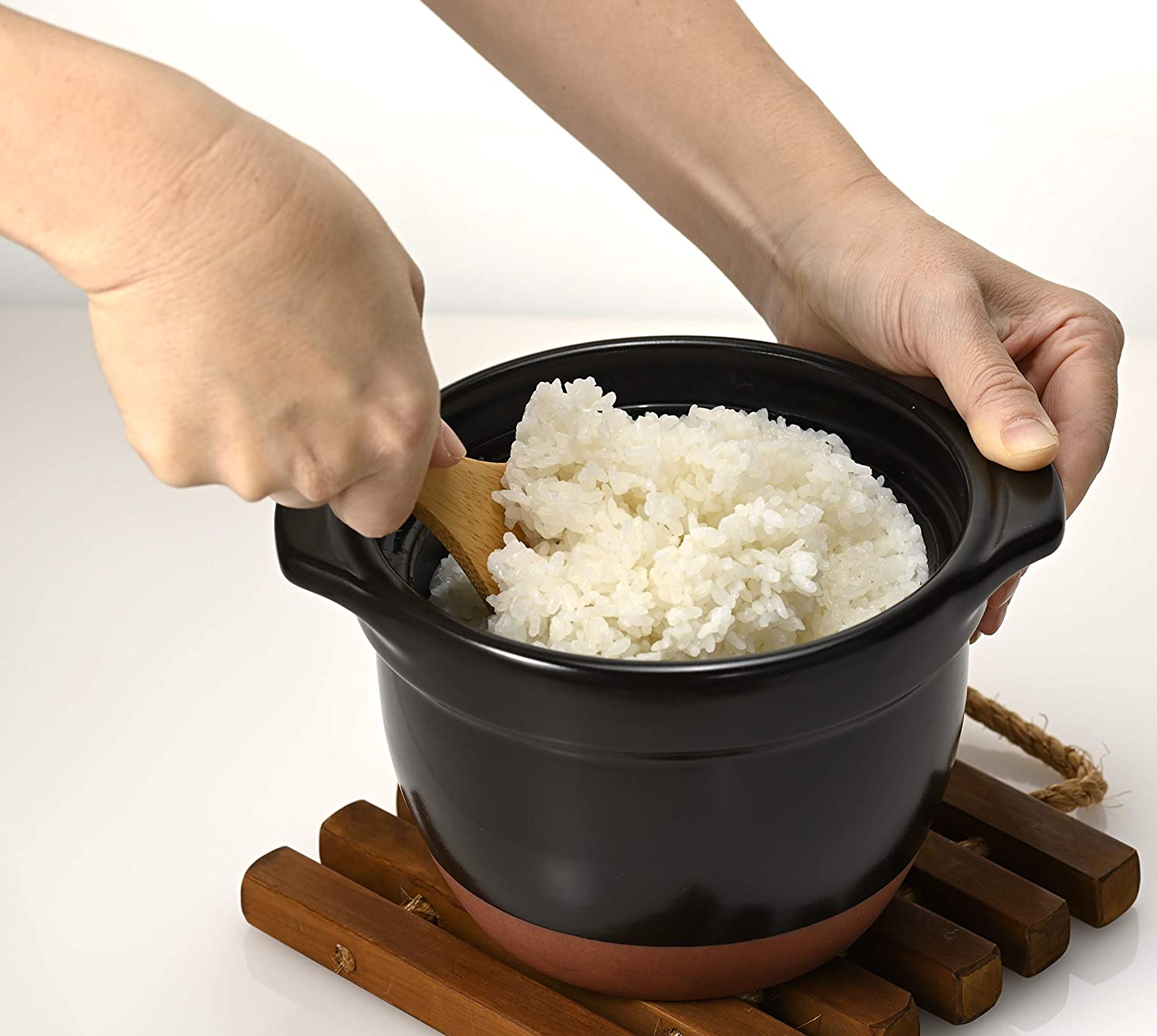 全港免運|Hario - GOHANGAMA Glass Lid Rice Cooker 萬古燒蛋形飯釜 GNR-150-B/GNR-200-B|《約10-14個工作天內寄出》