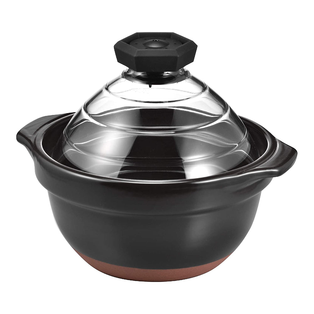 全港免運|Hario - GOHANGAMA Glass Lid Rice Cooker 萬古燒蛋形飯釜 GNR-150-B/GNR-200-B|《約10-14個工作天內寄出》