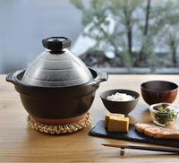 全港免運|Hario - GOHANGAMA Glass Lid Rice Cooker 萬古燒蛋形飯釜 GNR-150-B/GNR-200-B|《約10-14個工作天內寄出》