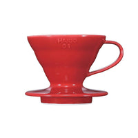 現貨|Hario - V60 01 陶瓷咖啡濾杯 Ceramic Dripper 1-2杯 VDC-01 白色/紅色