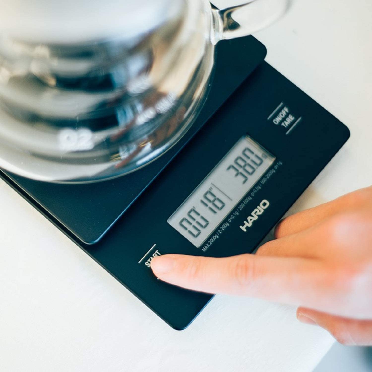 現貨|全港免運|Hario - V60 Drip Scale 手沖咖啡專用電子秤/電子磅 電池式 VSTN-2000B《約10-14個工作天內寄出》