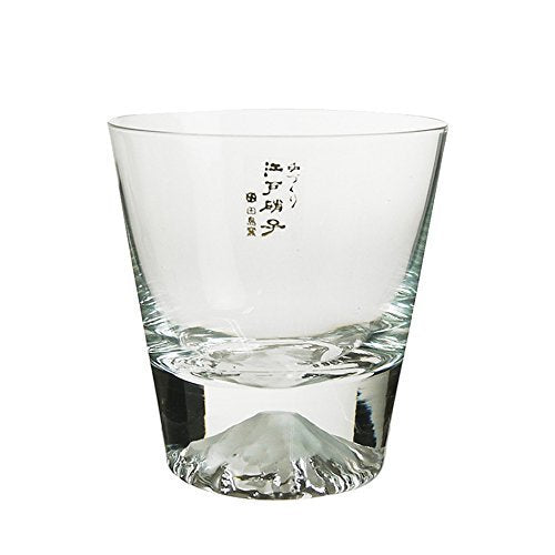 現貨|全港免運|田島硝子 - TAJIMA GLASS 富士山玻璃杯 威士忌酒杯 270ml (TG15-015-R)|木盒包裝|EDO GLASS|附真品證書卡