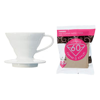 現貨|Hario - V60 01 陶瓷咖啡濾杯 Ceramic Dripper 1-2杯 VDC-01 白色/紅色