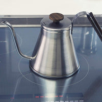 預訂|全港免運|Hario - V60 木把手 復古不銹鋼細口咖啡手沖壺 Drip Kettle (800ml) VKW-120-HSV|《約10-14個工作天內寄出》