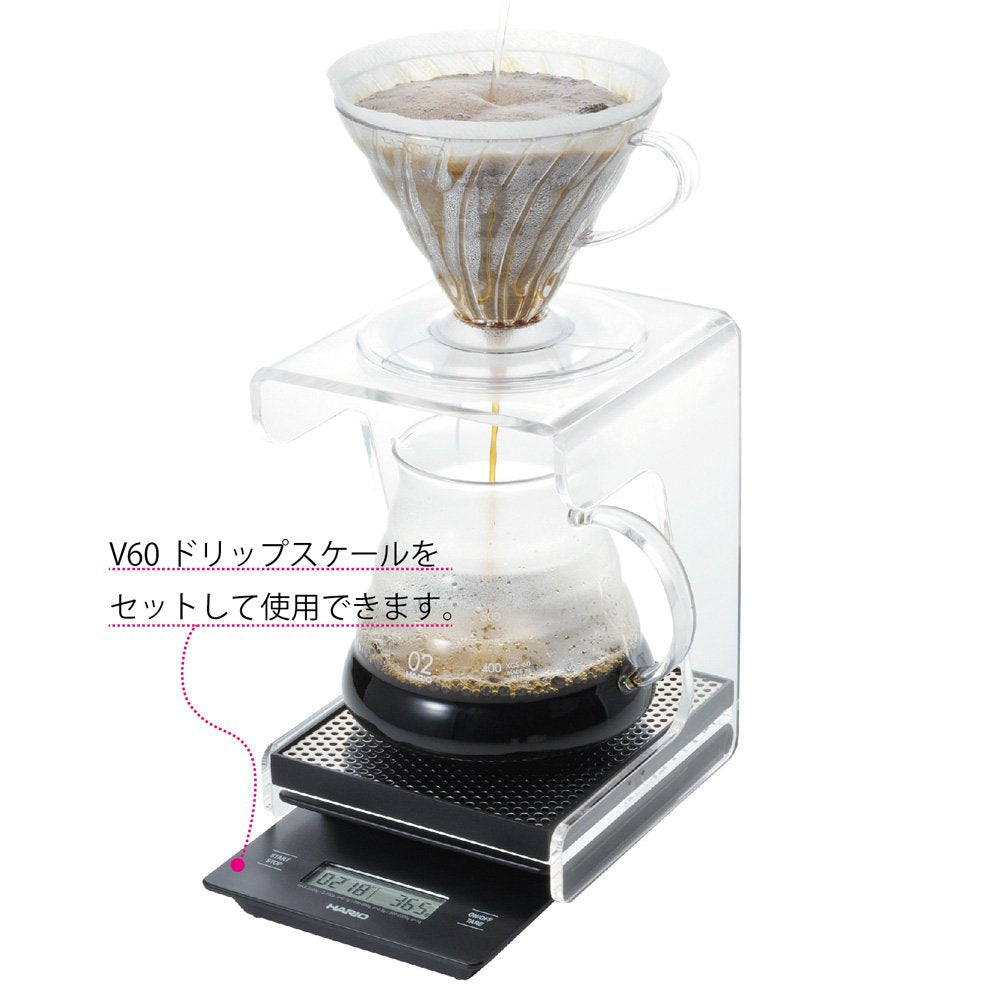 預訂|全港免運|Hario - 壓克力電子秤專用架 手沖架 Drip Station VSS-1T|《約10-14個工作天內寄出》