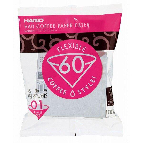 現貨丨Hario V60 漂白咖啡濾紙 VCF-01/02W丨100張