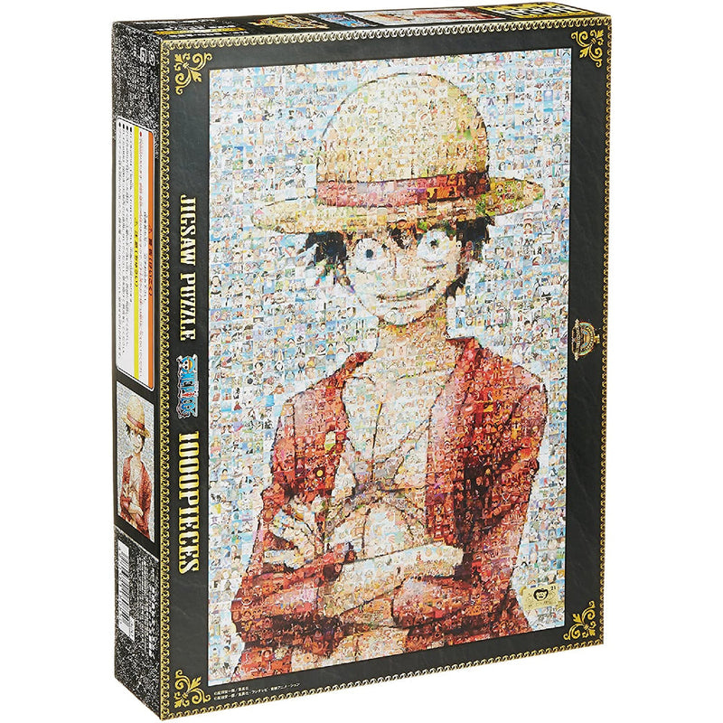 預訂｜全港免運｜ENSKY - 海賊王拼圖 One Piece Mosaic Art Jigsaw Puzzle 馬賽克 路飛Luffy 半身肖像圖 1000塊 (50 x 75cm)｜《約10-14個工作天內寄出》