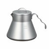 預訂｜全港免運｜Hario - Outdoor系列 V60不銹鋼分享壺 V60 Metal Coffee Server 500ml (O-VCSM-50-HSV)｜《約10-14個工作天內寄出》