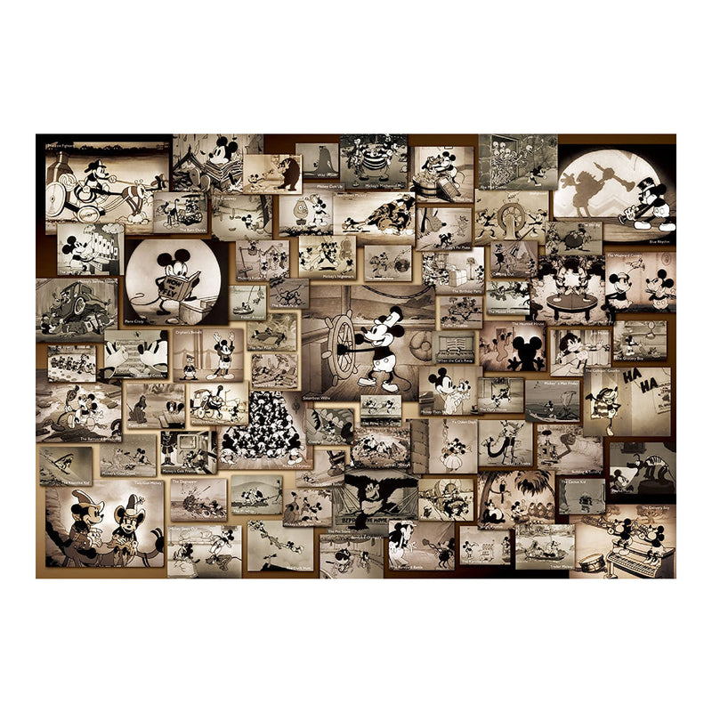預訂｜全港免運｜Tenyo - 迪士尼拼圖 Disney Jigsaw Puzzle 米奇 黑白電影合集 1000塊 (51 x 73.5cm)｜《約10-14個工作天內寄出》