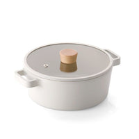 現貨｜全港免運｜Neoflam - Fika 22cm 雙耳煲連玻璃蓋 (適用於電磁爐)