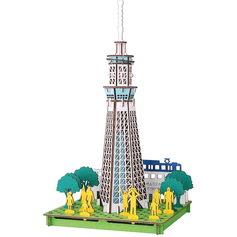 預訂｜日本製 hacomo PUSU PUSU 紙模型 - Tokyo Skytree 東京晴空塔/東京天空樹｜《約10-14個工作天內寄出》