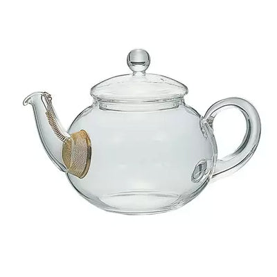 預訂｜全港免運｜ Hario 鍍金濾器 耐熱玻璃茶壺 Jumping Tea Pot 500ml/800ml JP-2/JP-4｜《約10-14個工作天內寄出》