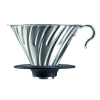 預訂｜Hario - V60 02 不鏽鋼咖啡濾杯 Metal Dripper 1-4杯 VDM-02HSV｜《約10-14個工作天內寄出》