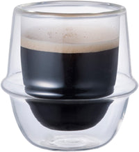 預訂｜日本KINTO - KRONOS 雙層玻璃濃縮咖啡杯 Espresso Cup 80ml (2隻)｜《約10-14個工作天內寄出》
