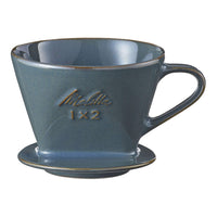 預訂｜全港免運｜Melitta - 1x2 陶瓷手沖咖啡濾杯 Ceramic Coffee Dripper 綠松石藍 2-4杯 (SF-P-L)｜《約10-14個工作天內寄出》
