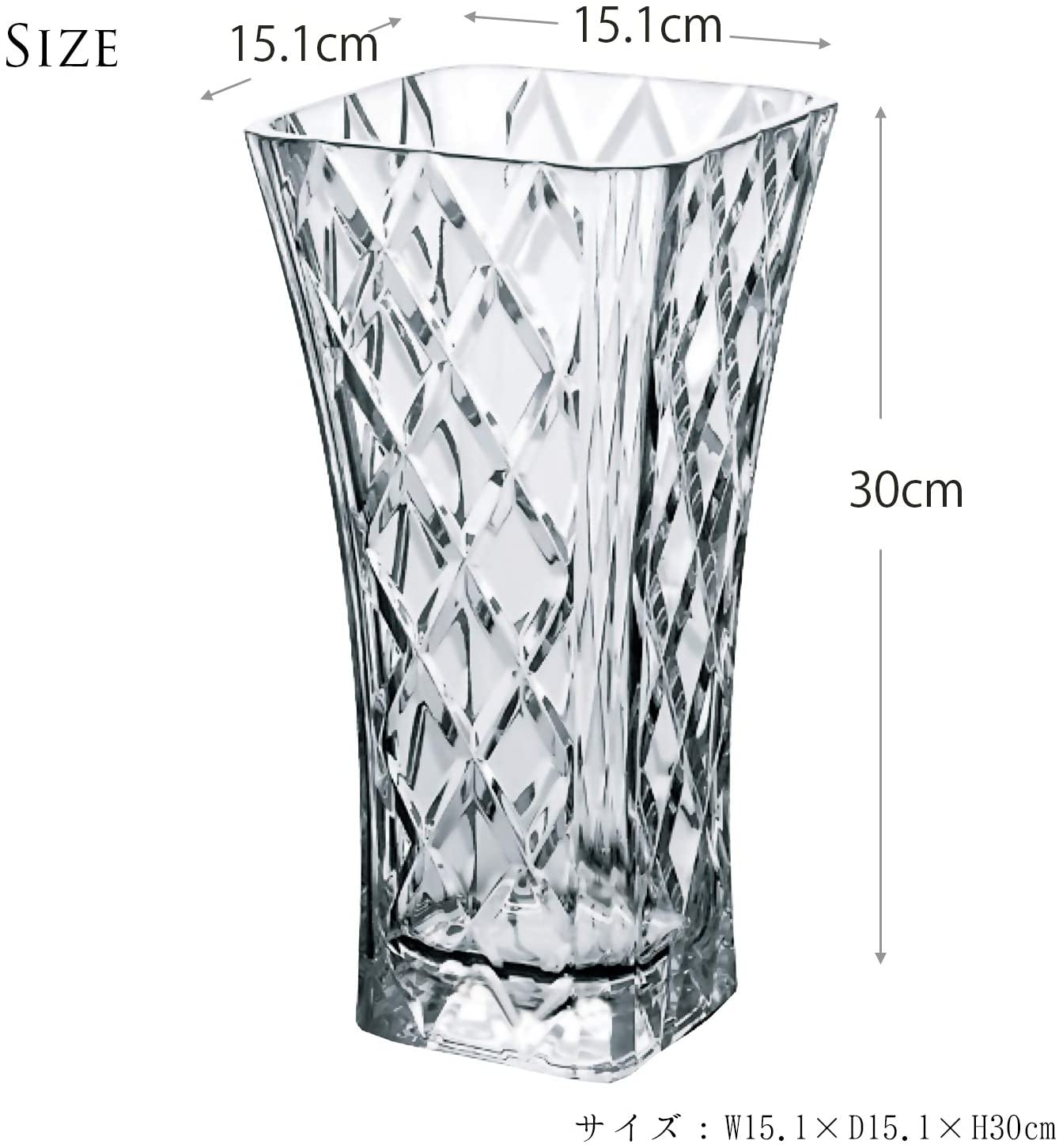 預訂｜全港免運｜東洋佐佐木 - 日本製簡潔設計玻璃花瓶 (30cm 高)｜《約10-14個工作天內寄出》