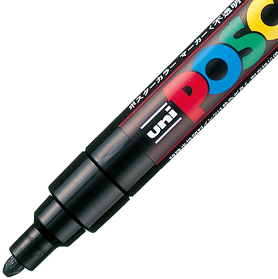 預訂｜uni 三菱鉛筆 POSCA 海報彩色麥克筆 Marker Pens PC-5M 15色｜《約10-14個工作天內寄出》